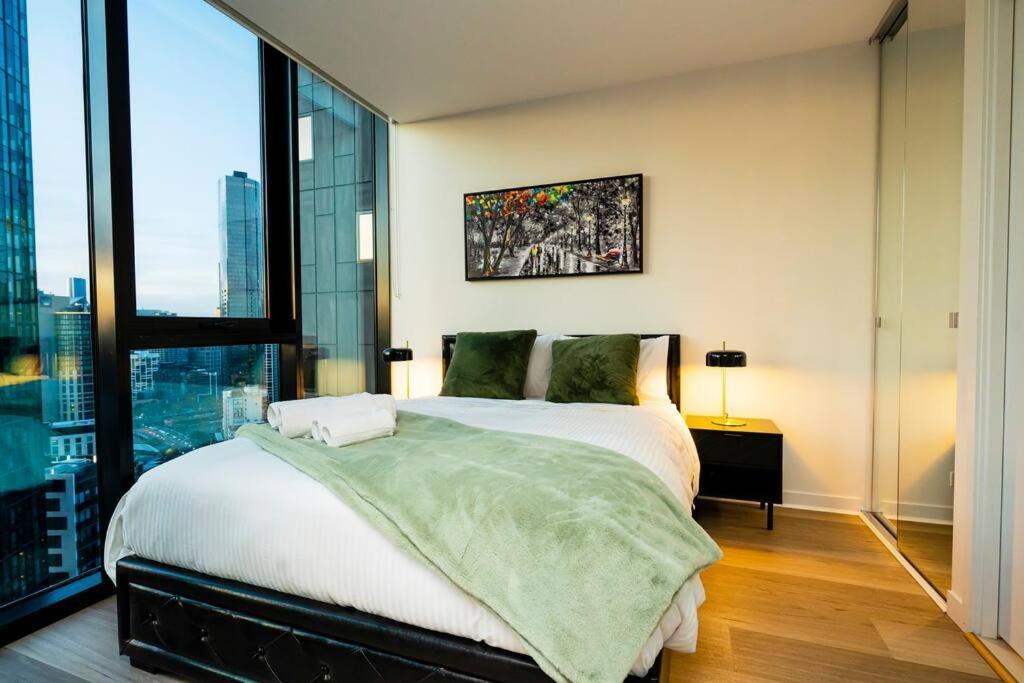 Luxe Haven - 42Nd Floor Panoramic City Views 멜번 외부 사진